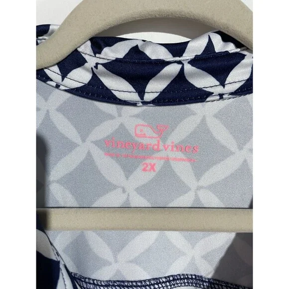 Vineyard Vines Dress 2X Performance Golf Beach Coverup Resort Cruise Travel - Picture 3 of 10